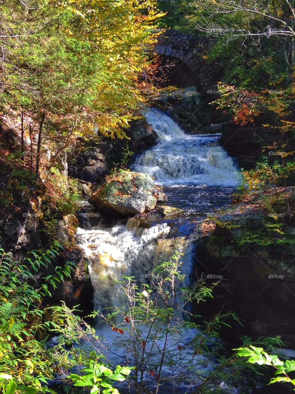 Waterfall in Royalston MA. . A place my dad took me to as a kid .... Revisited with my kids..... 