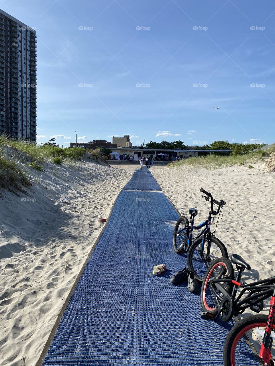 A warm and sunny beach day, enjoying the views, music, food, fun and laughter and of course family!