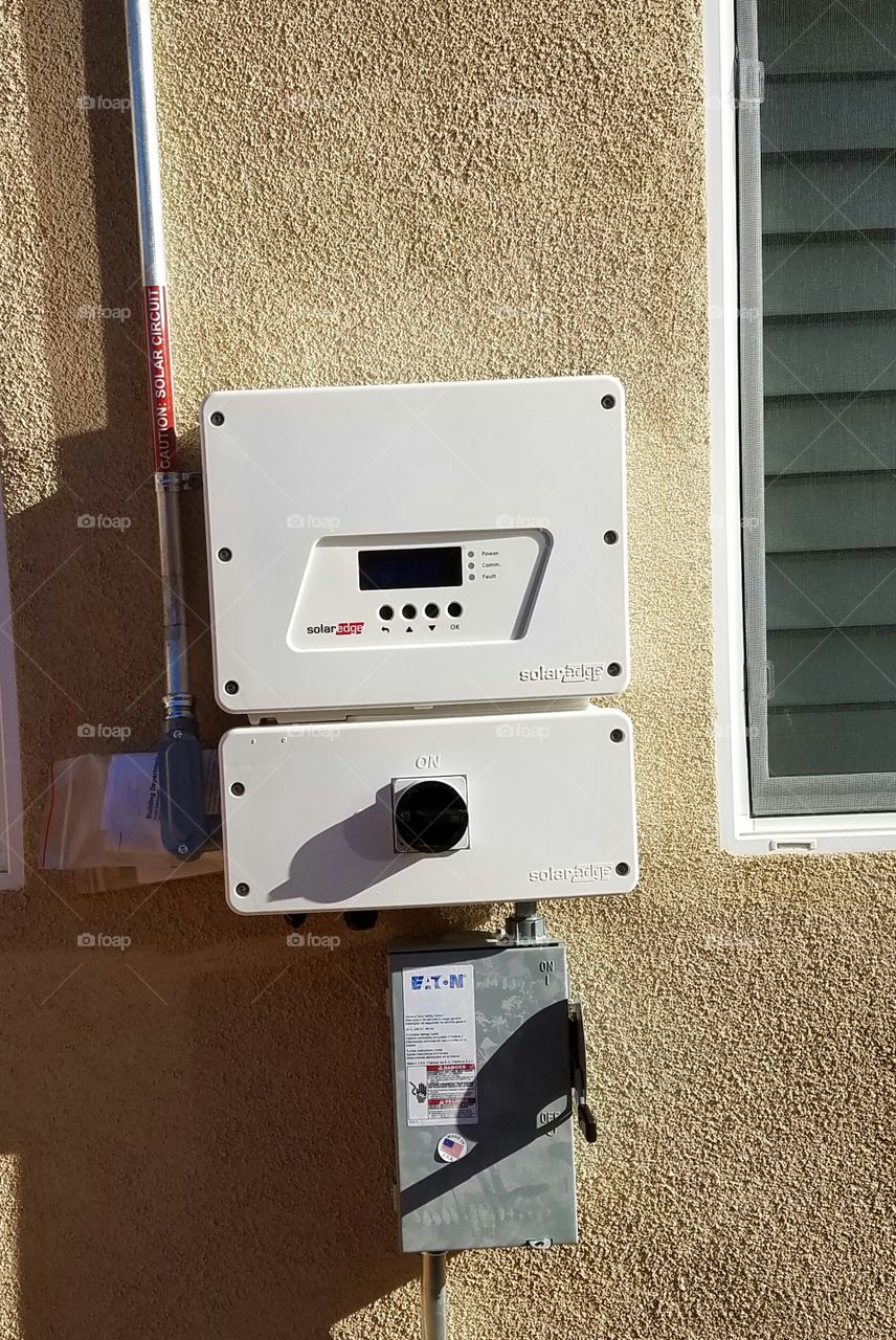 Inverter with A.C.  Disconnect