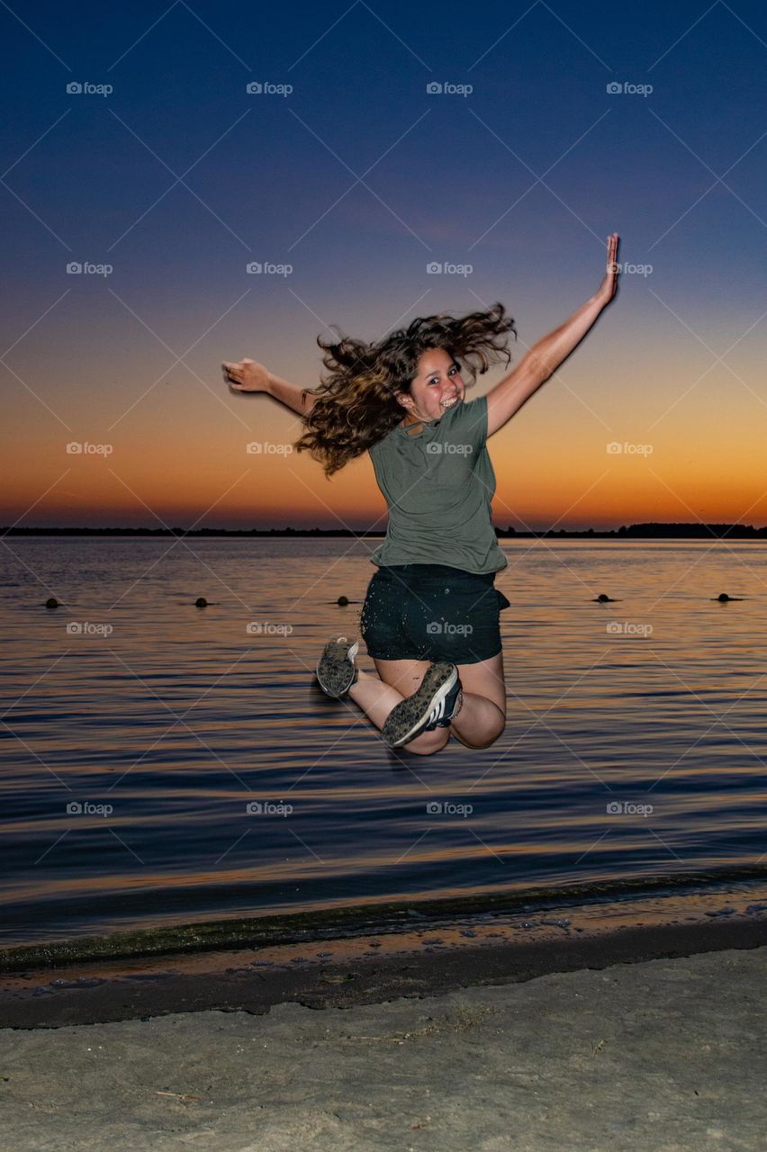 Sunset jump