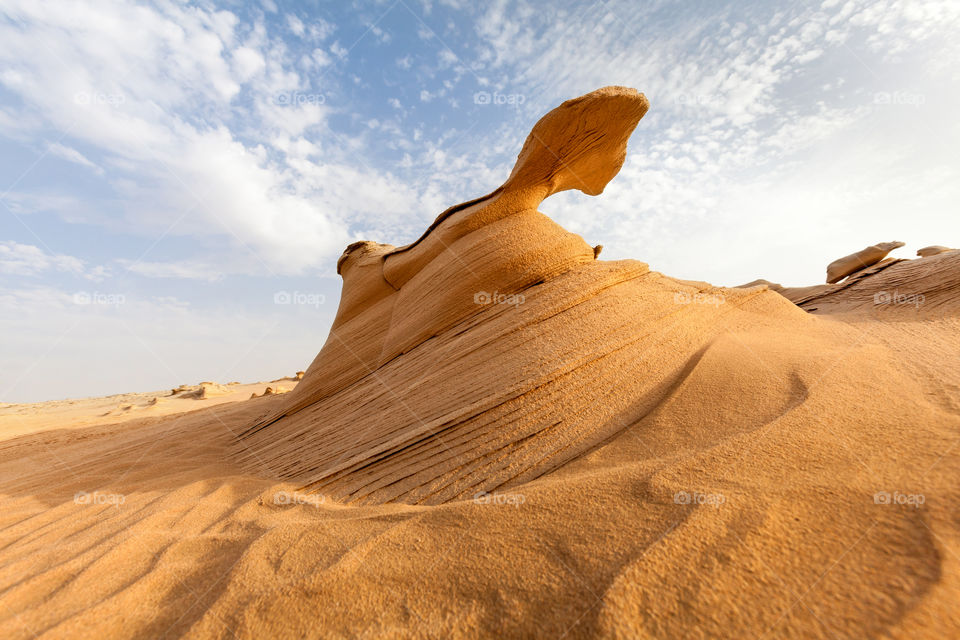 Fossil dunes in UAE