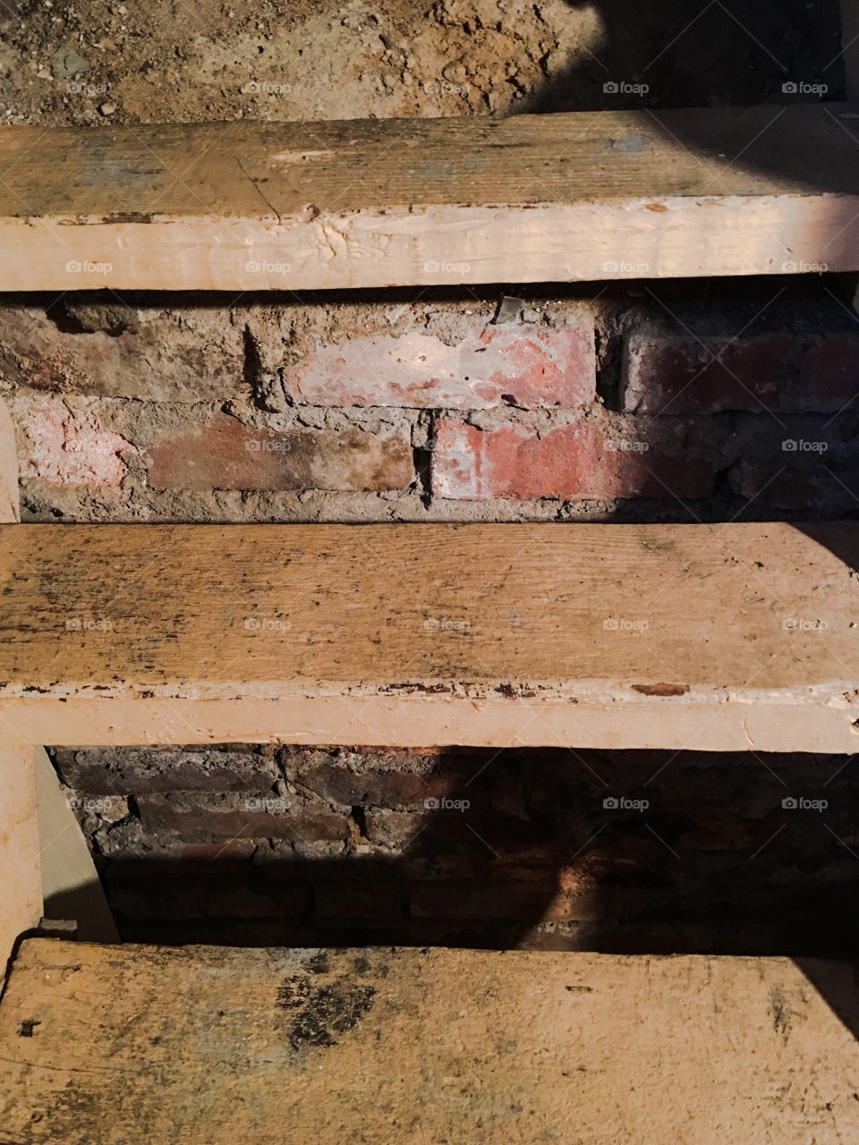 Stairs in crawlspace in my home 