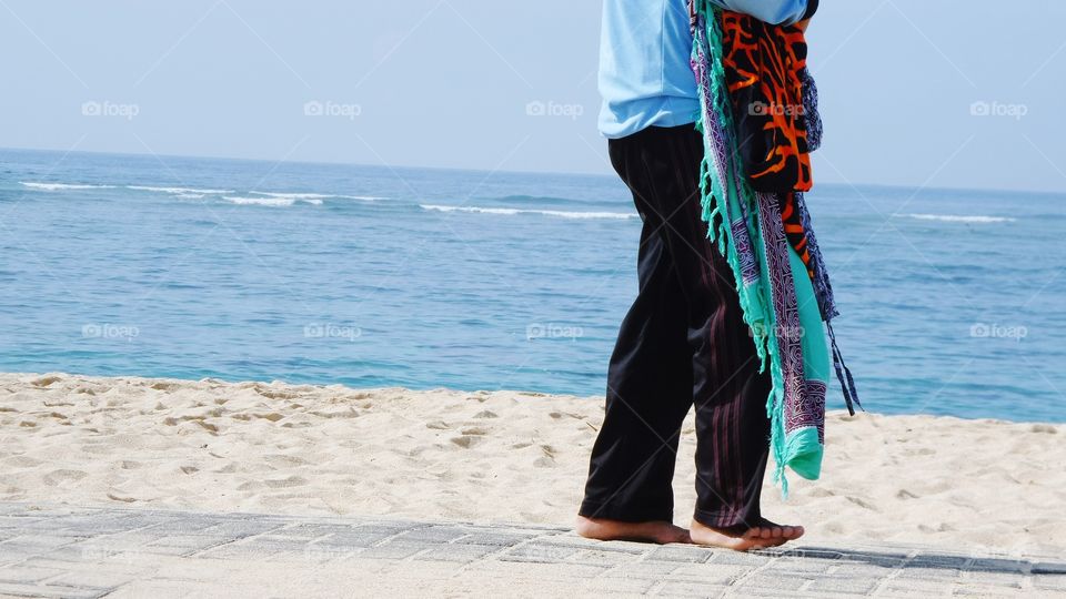 Sulla spiaggia di Bali