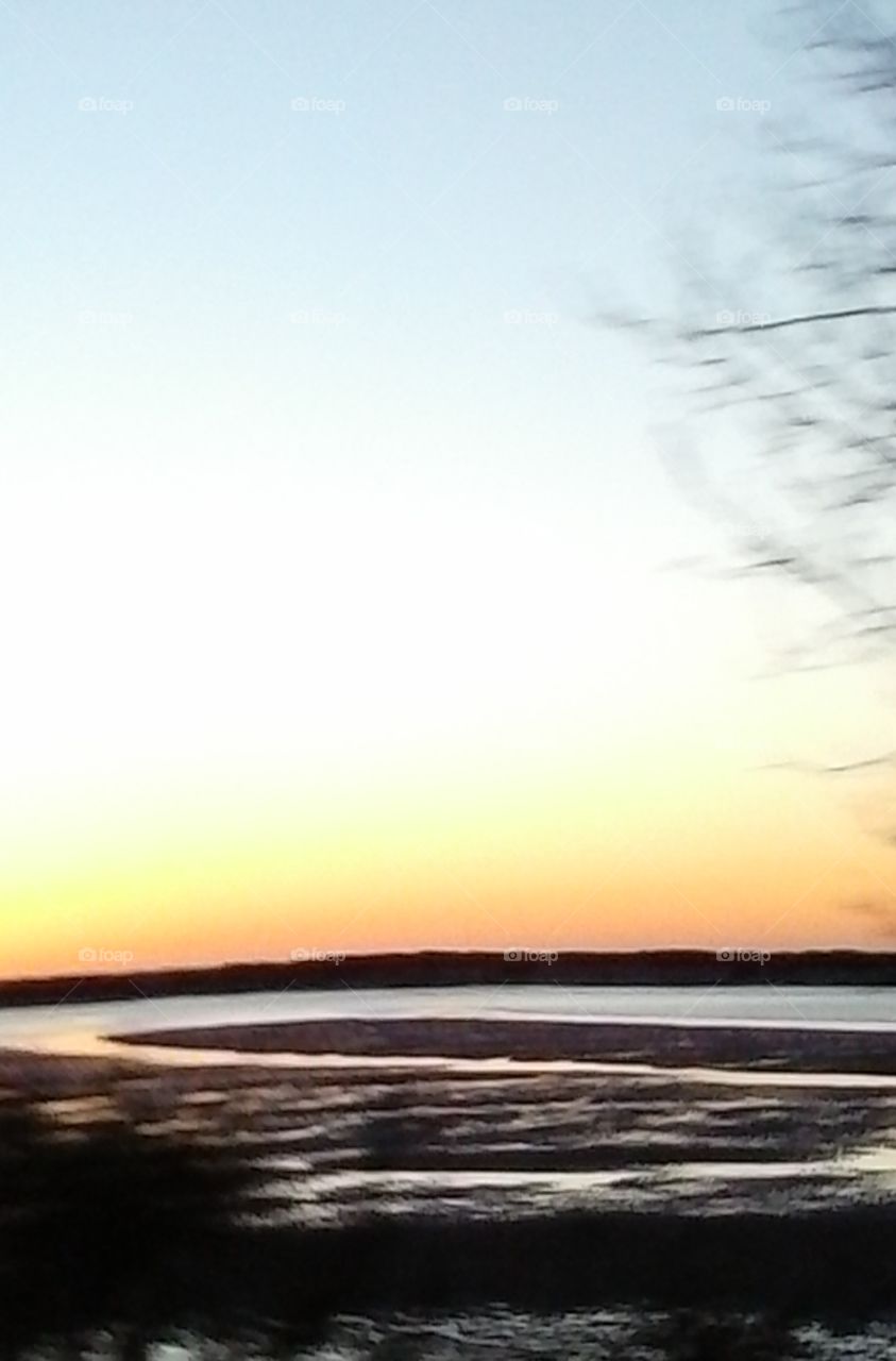 Landscape, Water, Sea, Beach, Sunset