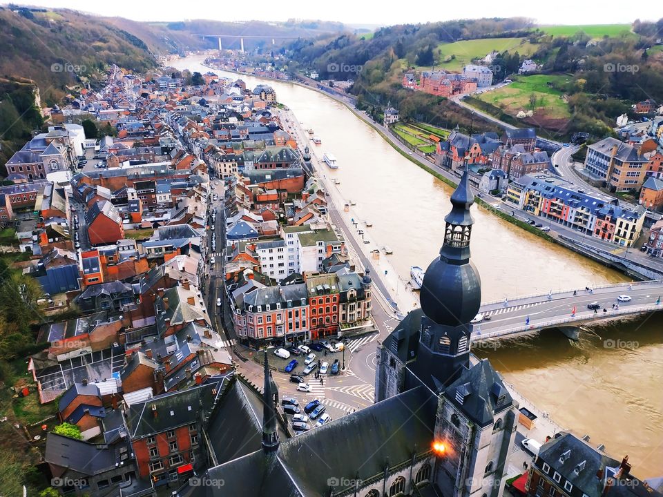Dinant - town view