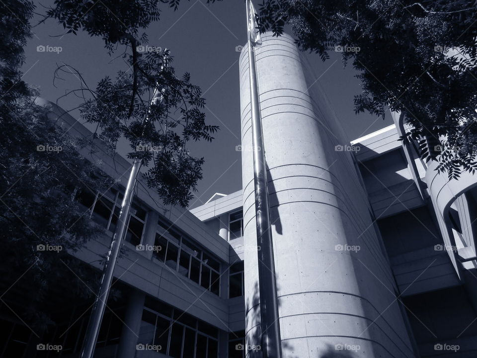 black and white architecture. downtown taking pictures