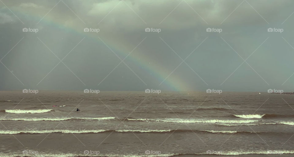 Rainbow over the Gulf of Mexico 