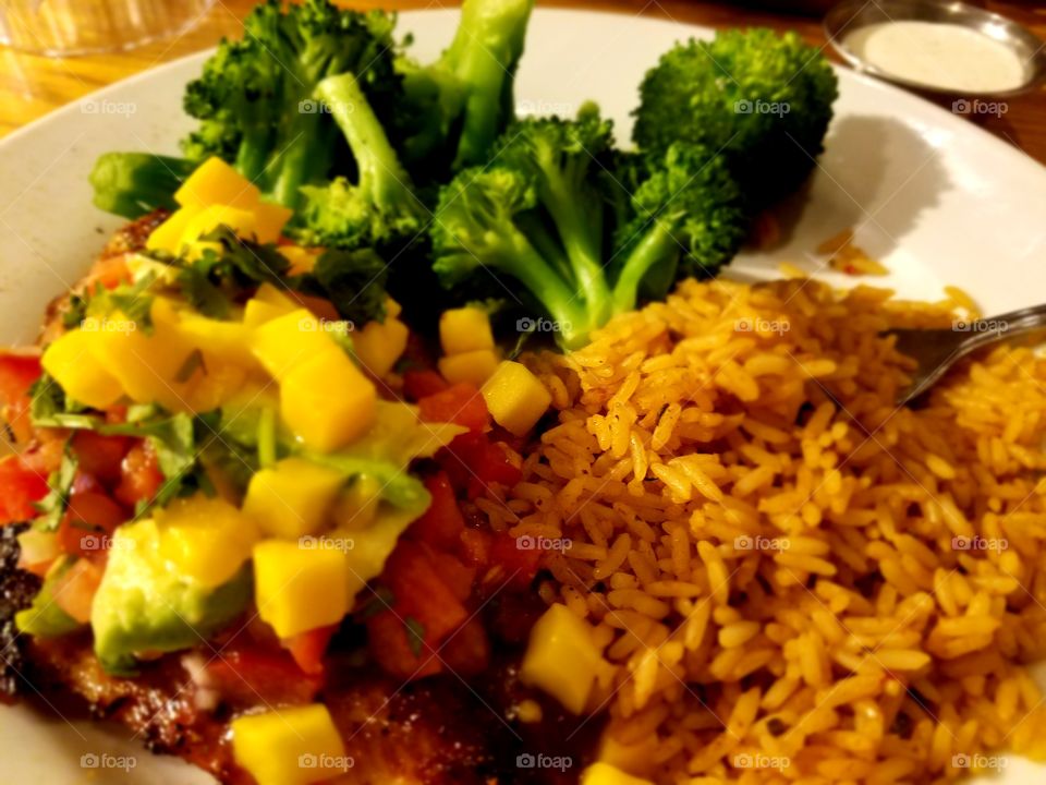 Mango Chicken N Rice