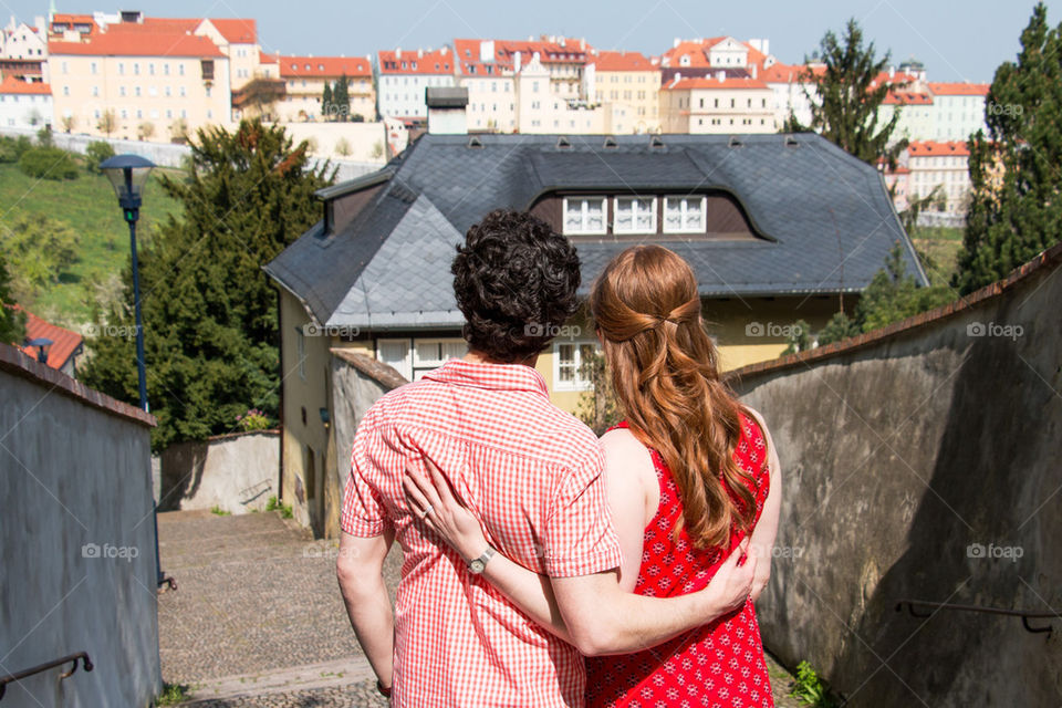 Couple at Prague