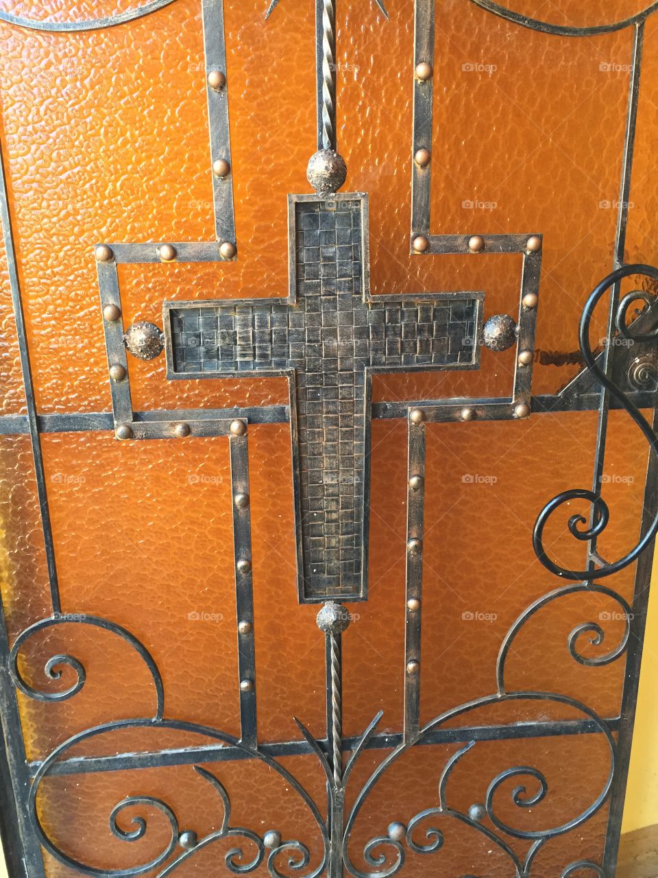 Mexican church cross