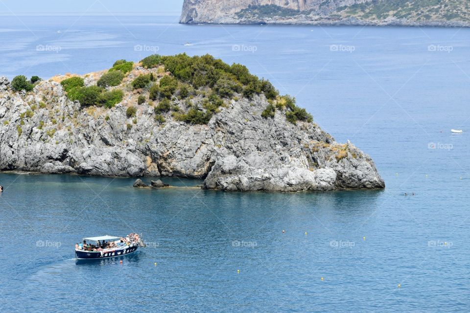 sea view from above