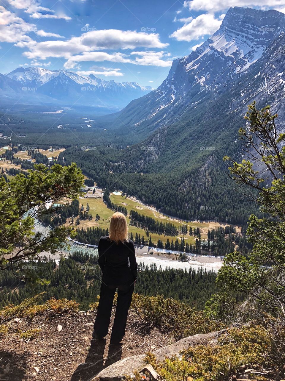 Stunning views in the Canadian mountains Banff, Alberta 