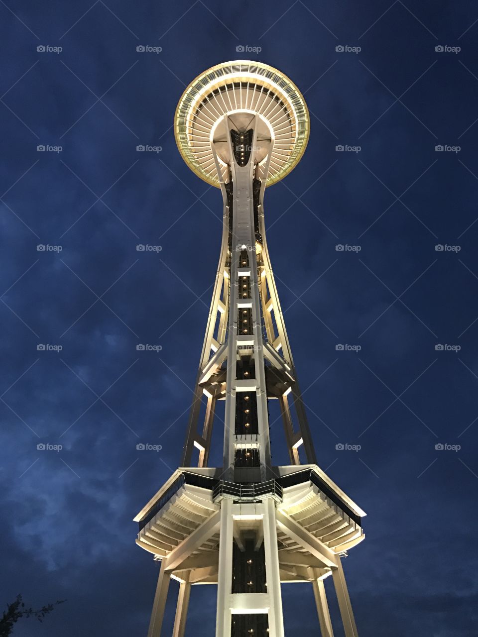 Space needle.... at night 
