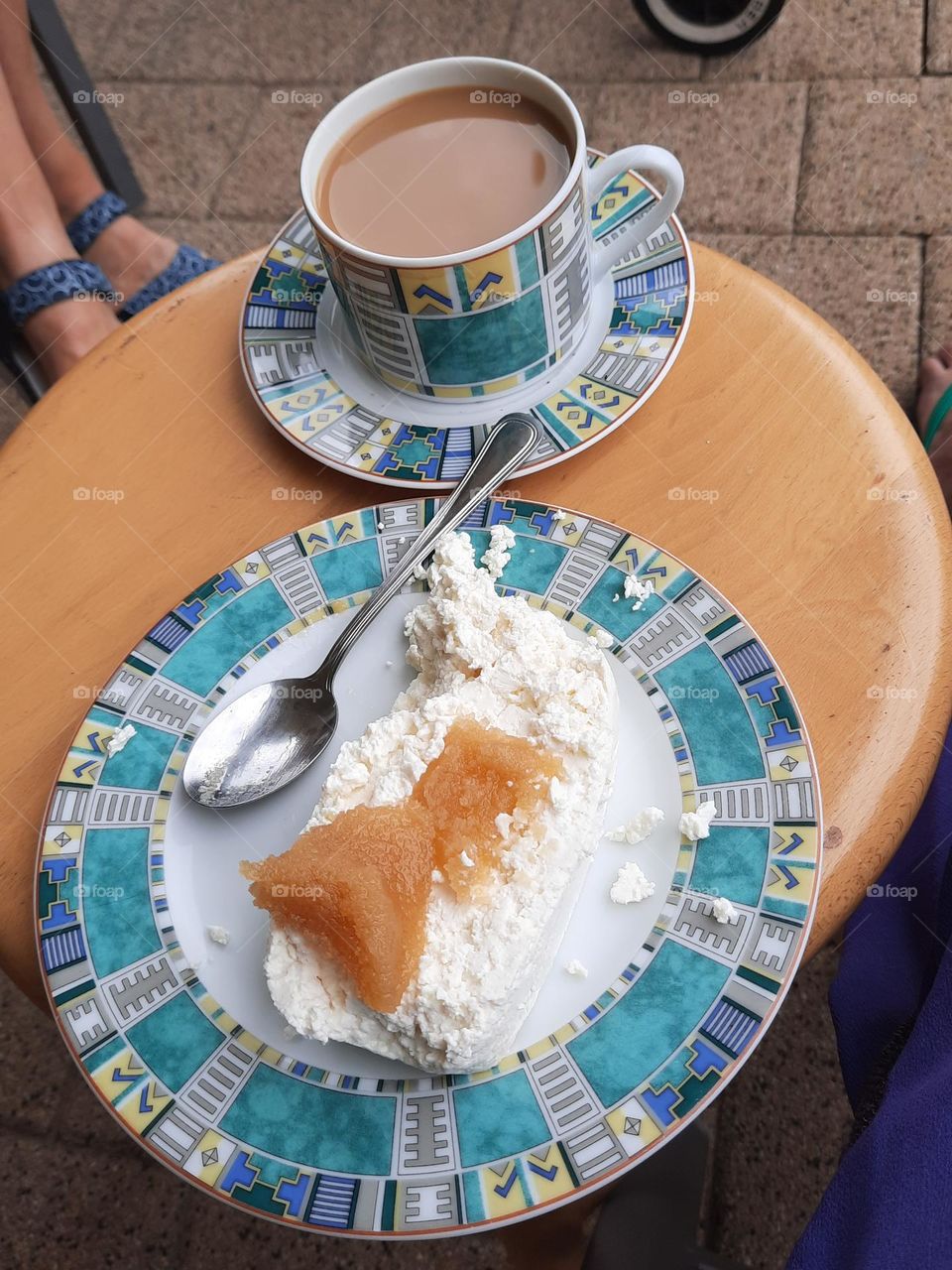 liquids are cool - morning coffee in summer