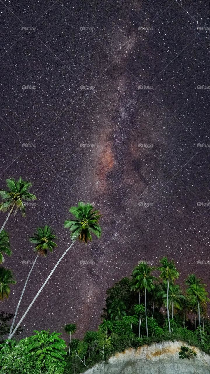 Milky Way in the night