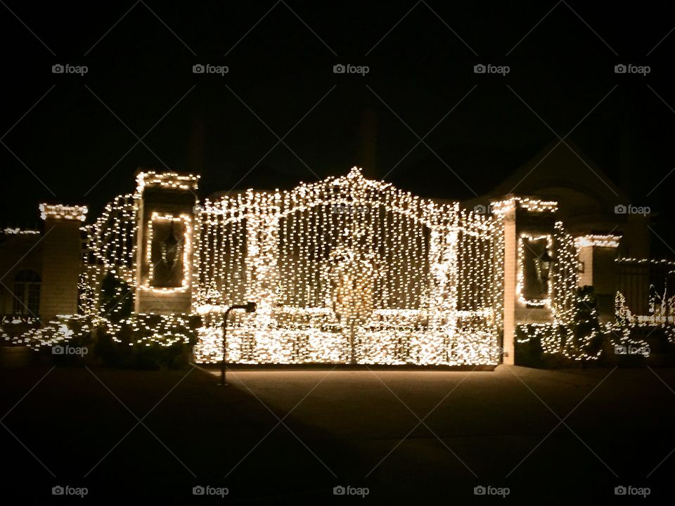 Golden Lighted Gate 