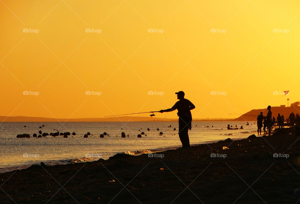 Fisherman and Sea