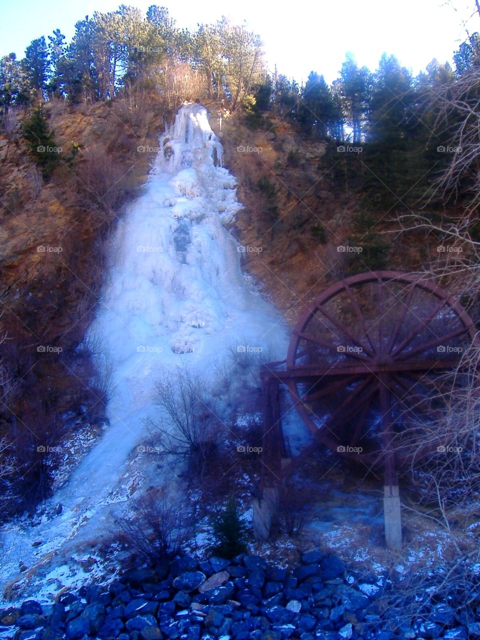 Frozen Waterfall
