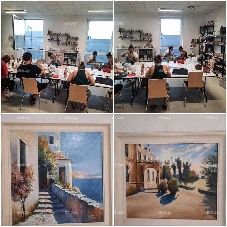 Art Workshop and Landscape Paintings