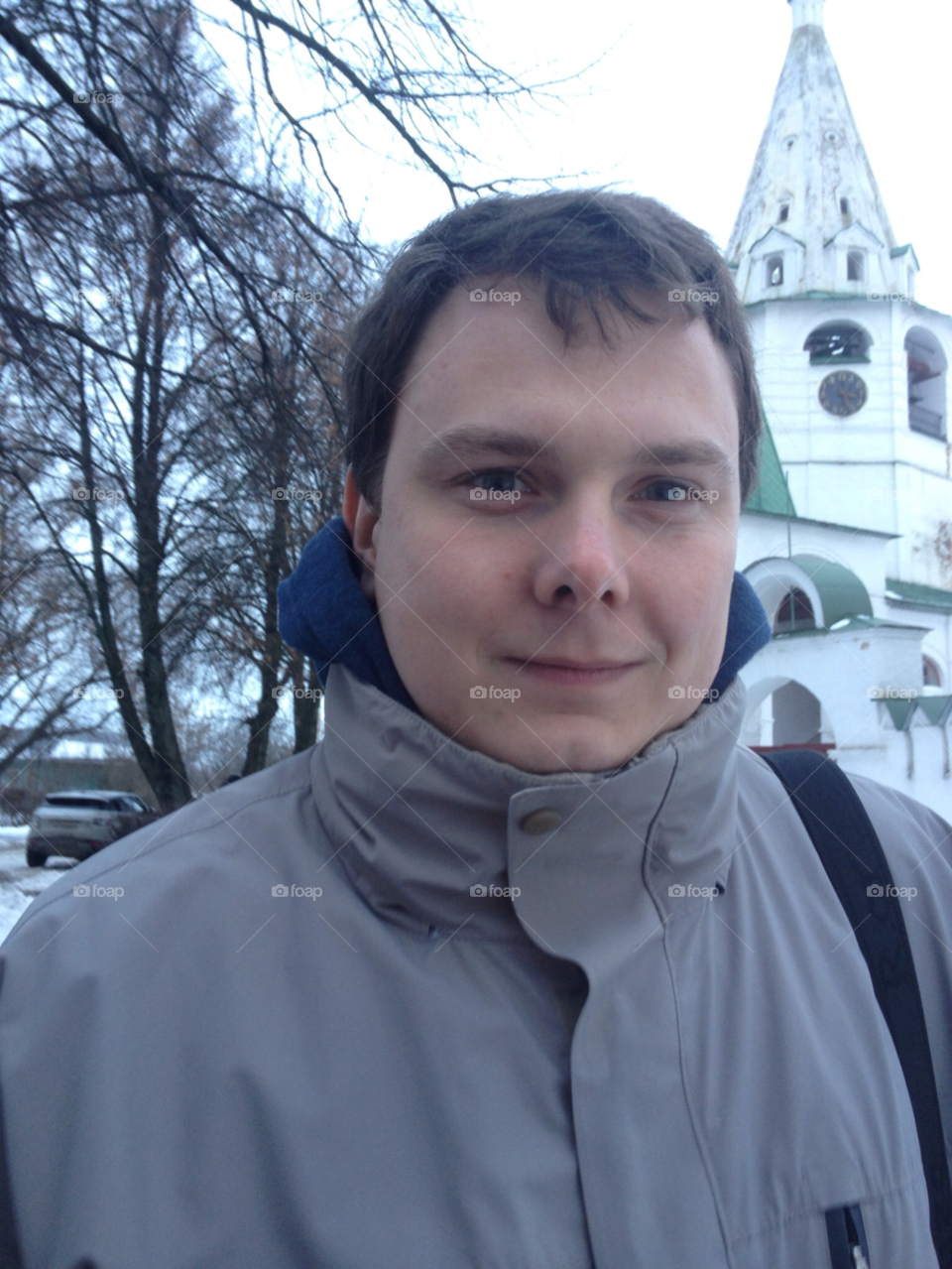 happy face man portrait by penguincody