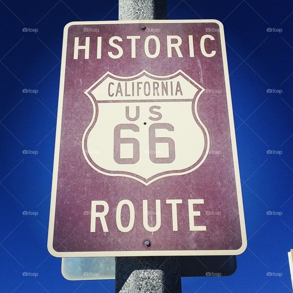 Historic Route 66 in California