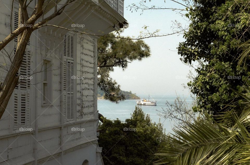 view from Buyukada (Istanbul)