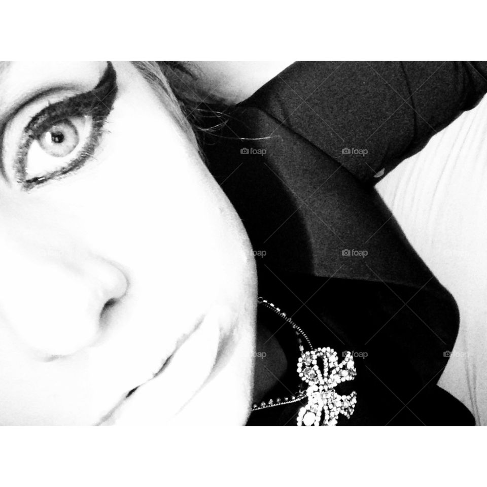 black and white kind of night