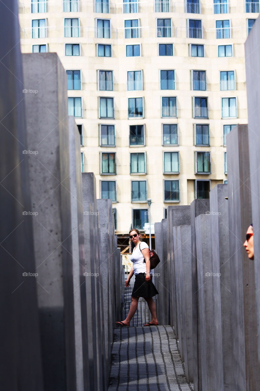 berlin holocaust memorial walking by mayak
