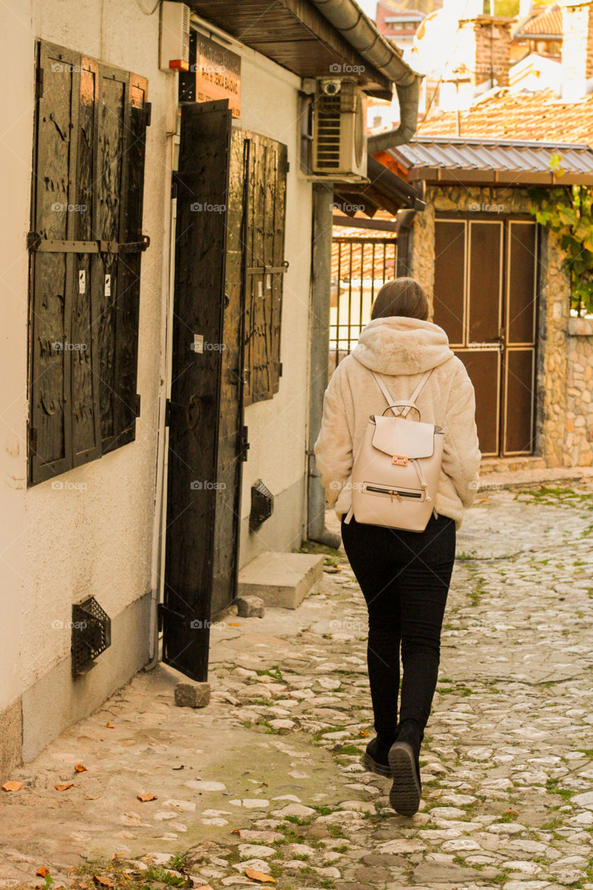 Exploring the streets of city of Sarajevo