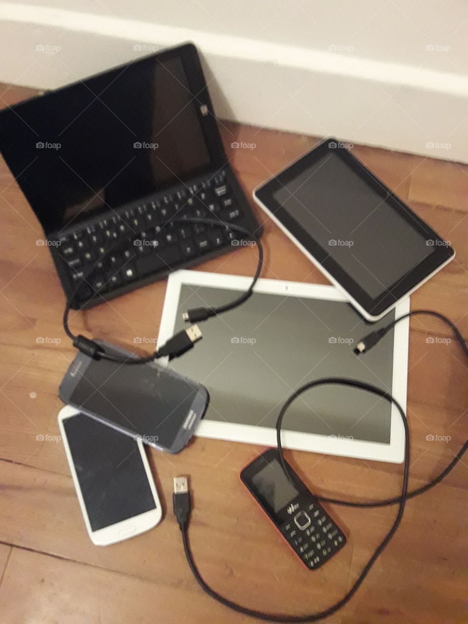 In the centre there is the past