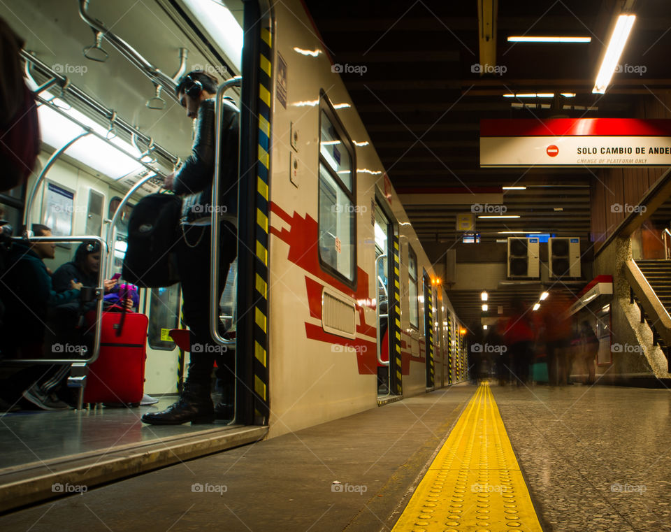 subway train