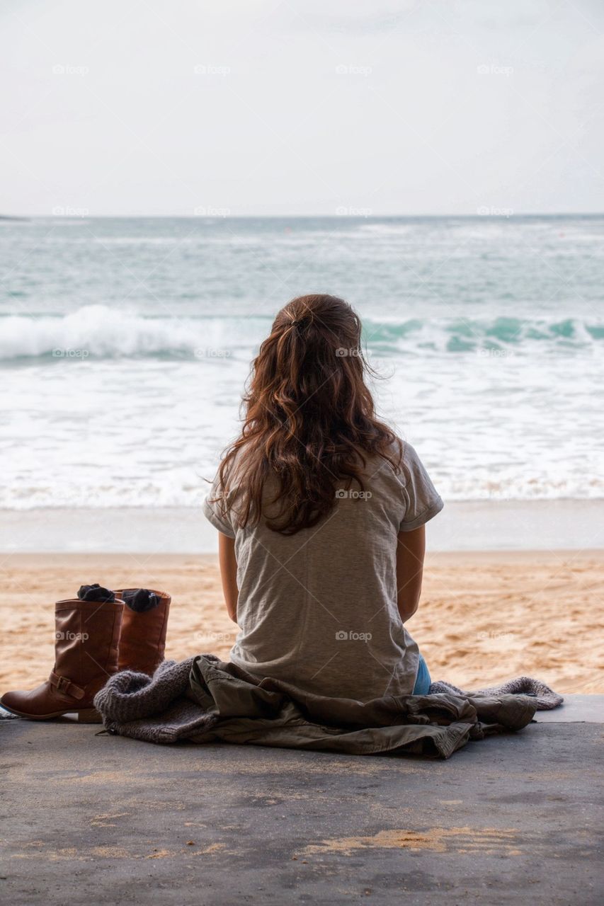 Girl at the beach