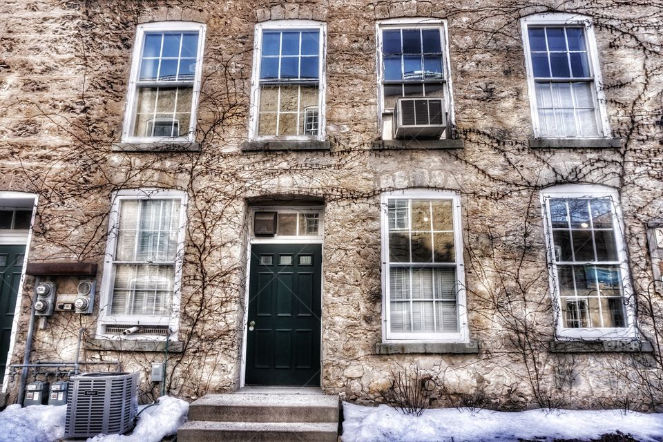 Vintage Stone Building