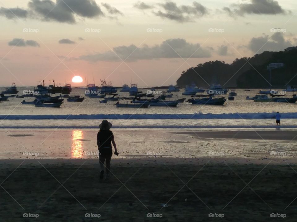 girl walking