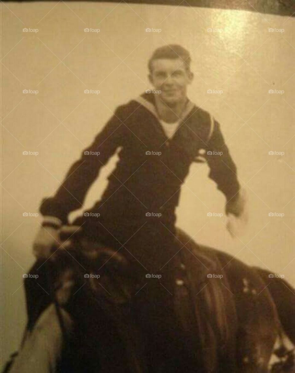 My grandfather, the rodeo sailor.