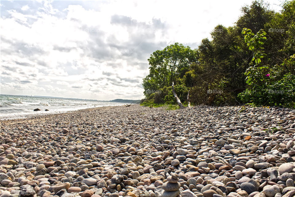 Schöner Strand an der Ostsee