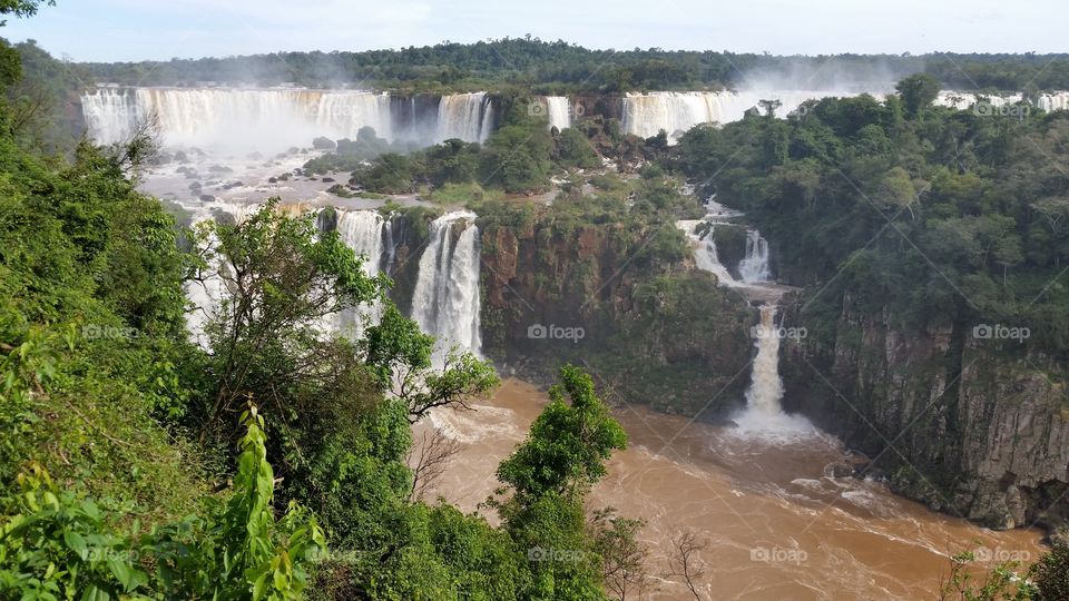 Waterfall Iguazu Falls, Argentina