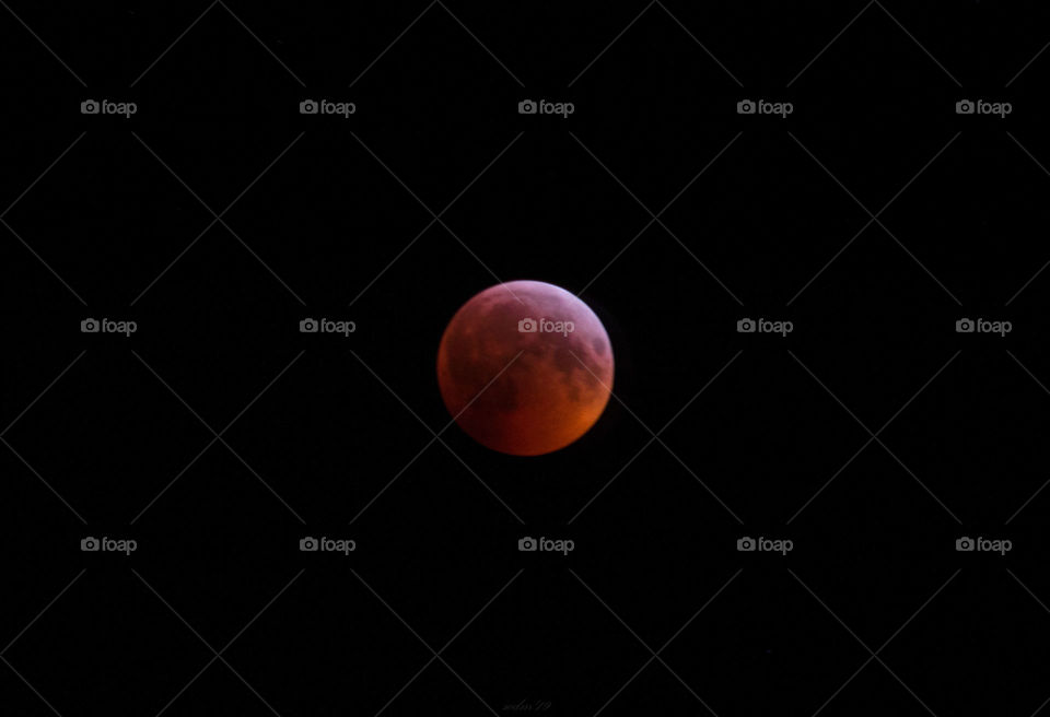 Total eclipse of The moon