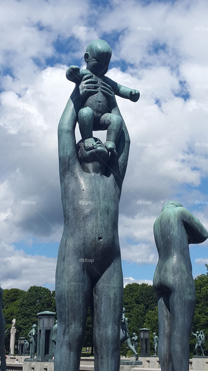 sculpture in vigelandsparken