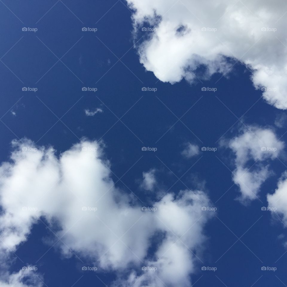 Blue Skies Before Hurricane. the skies above Pickens SC before the Hurricane Joaquin hit