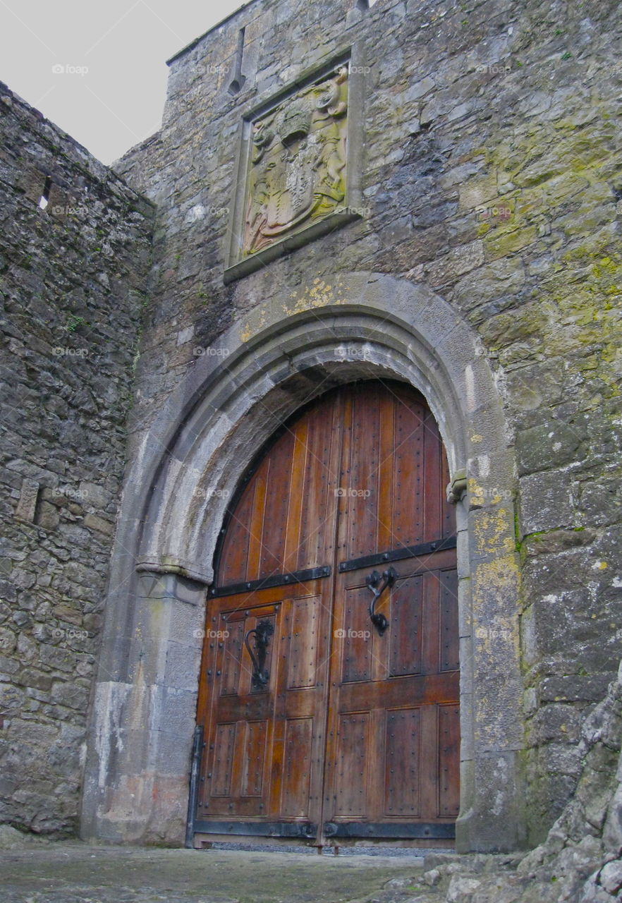 Doorway to rejuvenated Irish castle 