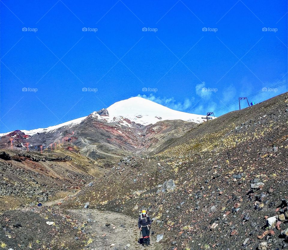 Climbing Volcán Villarrica in southern Chile 