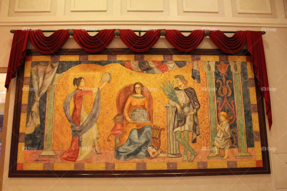 Painting, Art, People, Religion, Illustration