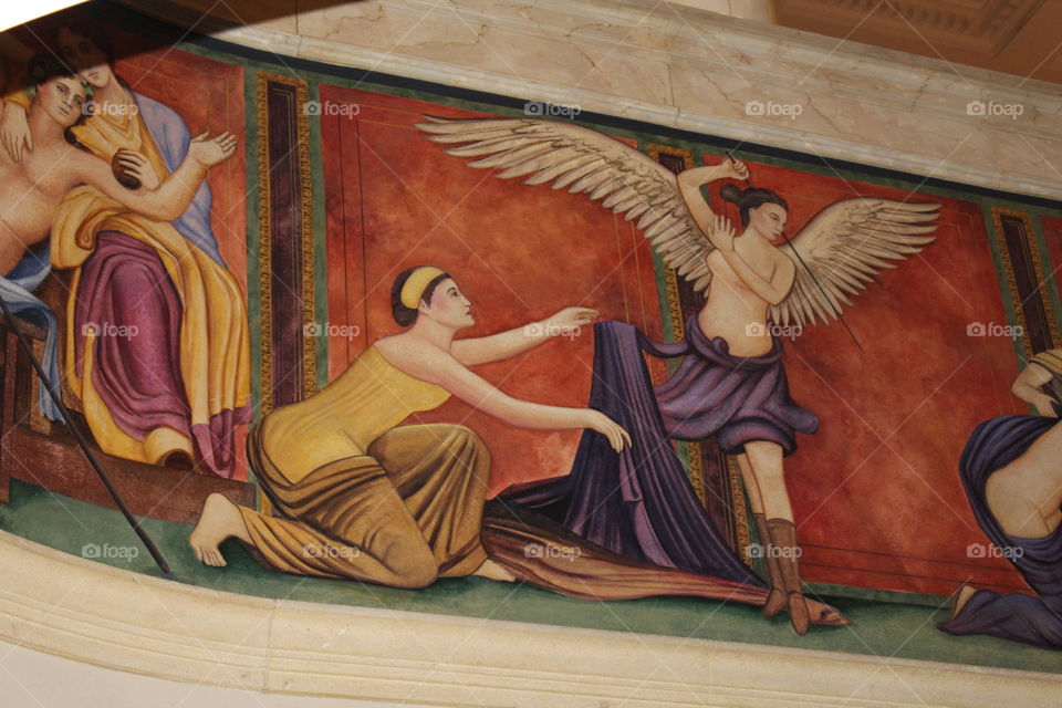 People, Art, Religion, Adult, Painting