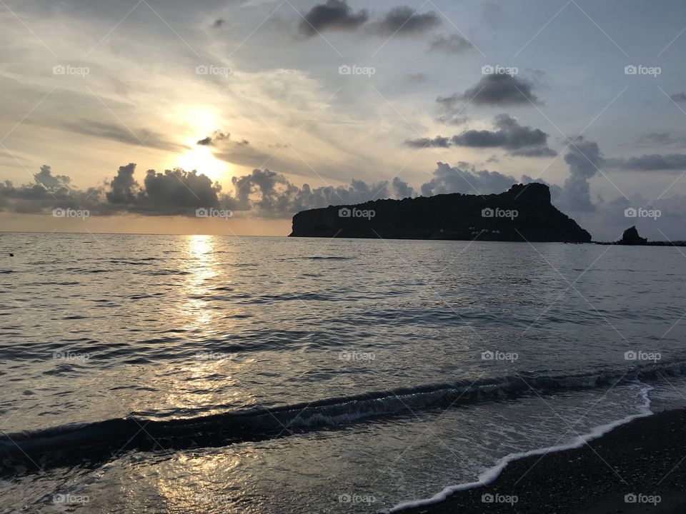 Sunset in Calabria 