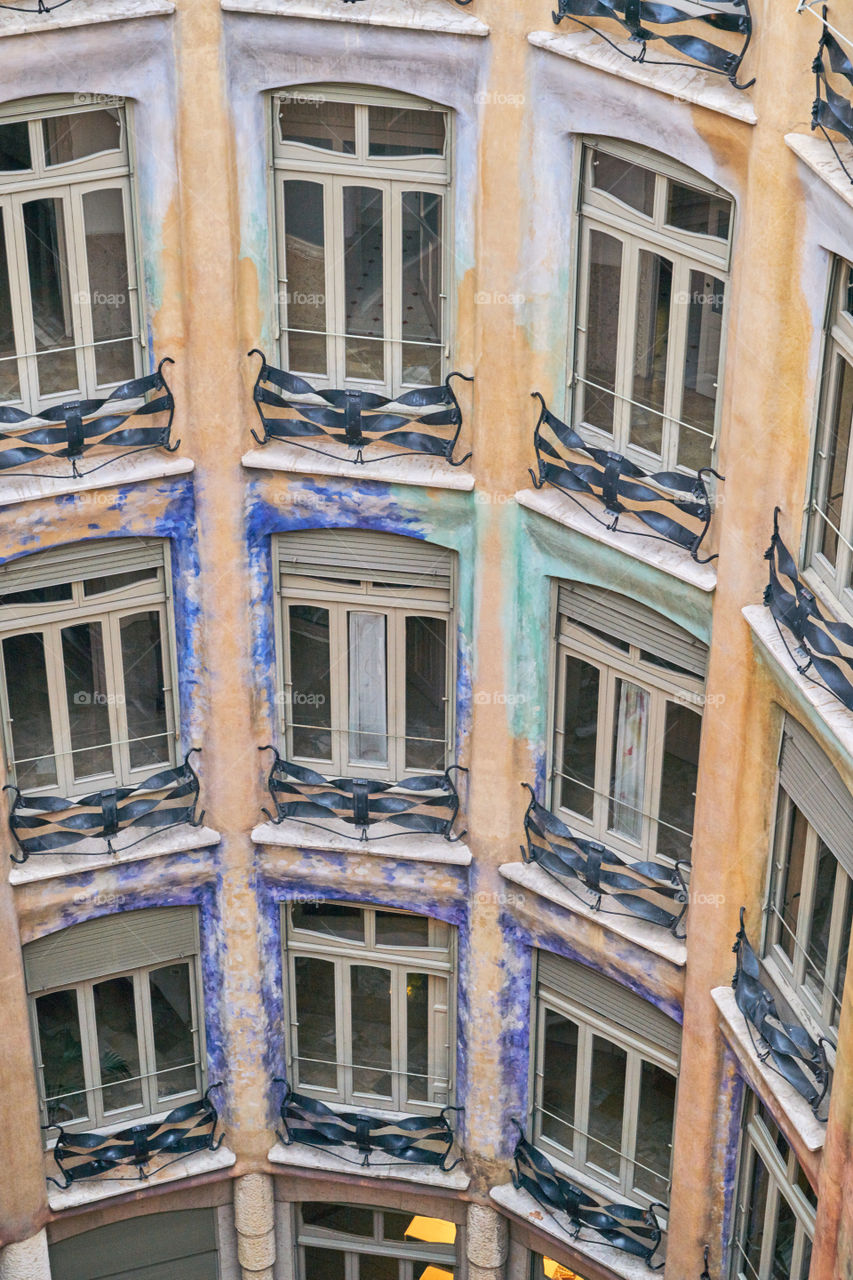 La Pedrera patio