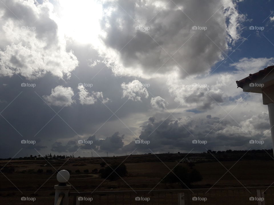 rain and beautiful cloud