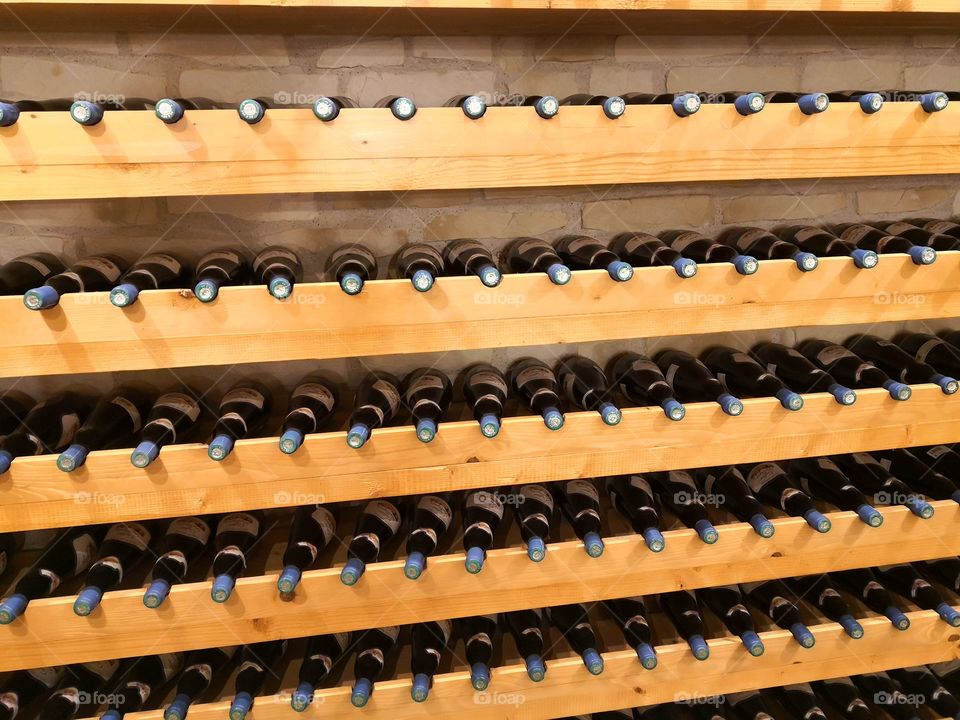 Wine, Bottles, Riquewihr, France