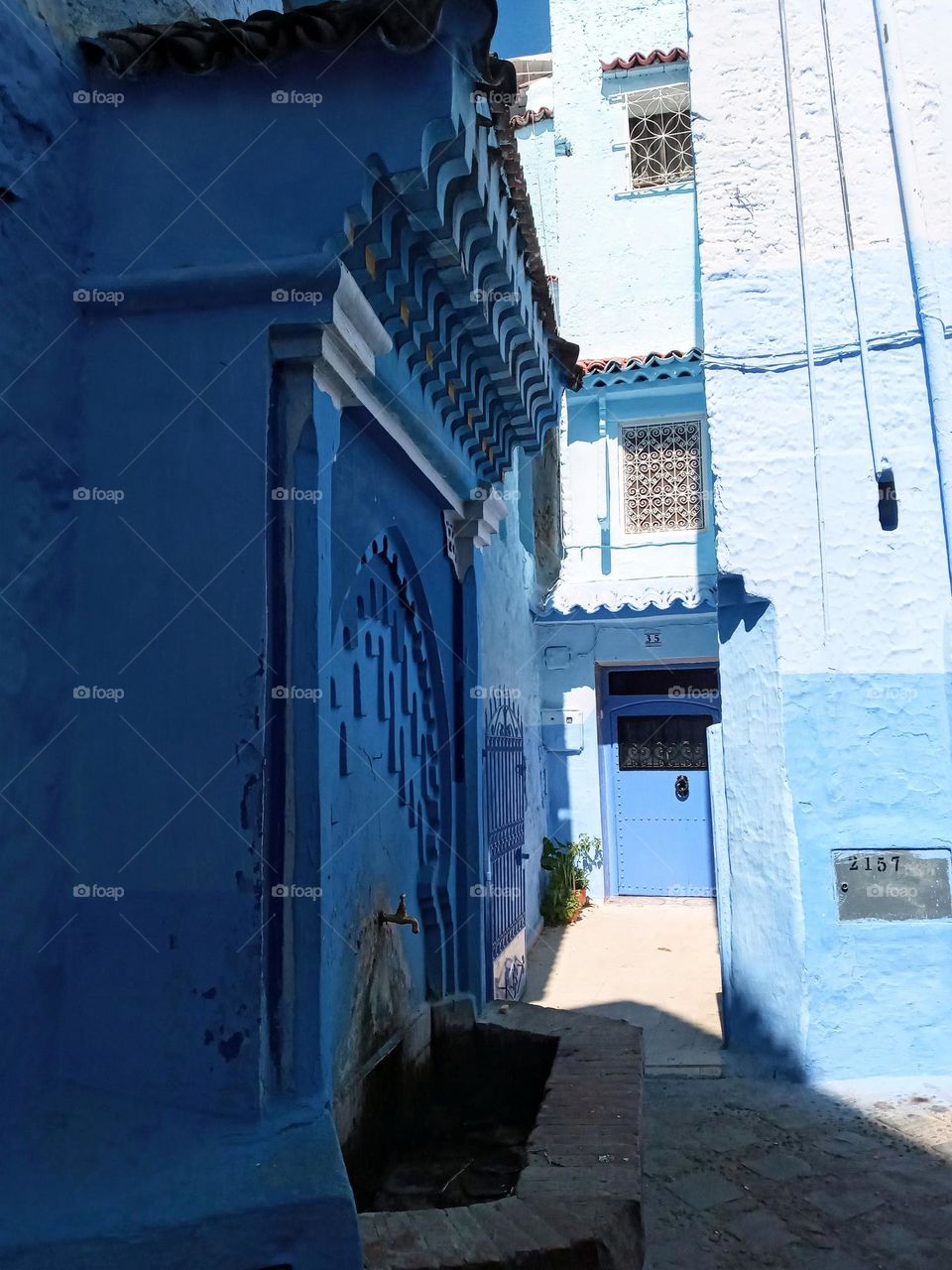 Ancien alleys in Chefchaouen city of morocco