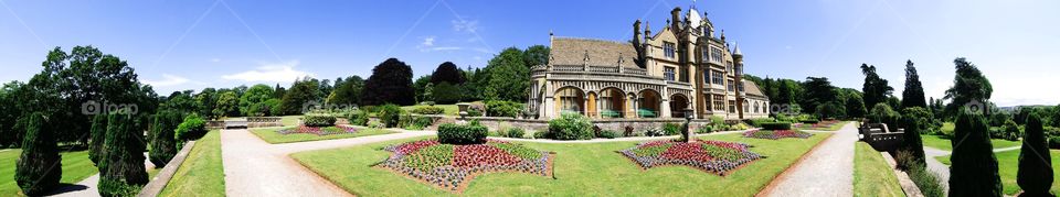 Gothic. Gothic stately home 